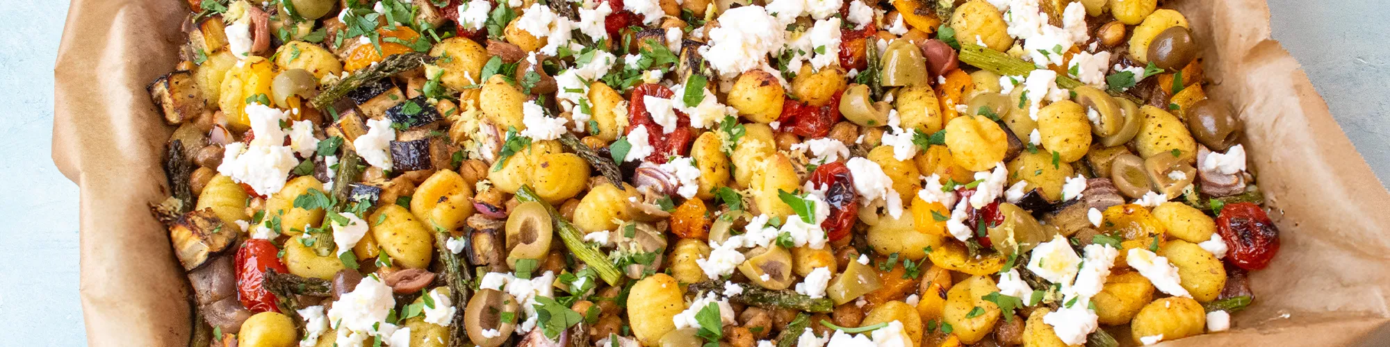 Spring Sheet Pan Gnocchi
