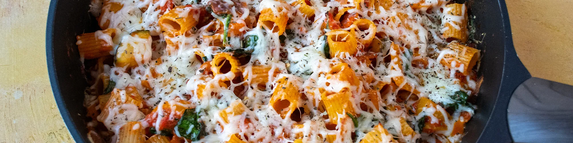 Veggie Loaded Rigatoni Bake