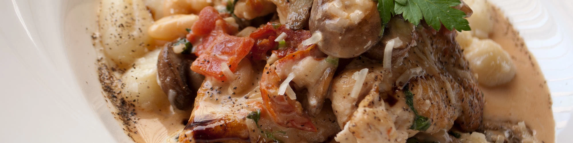 Smoked Chicken & Wild Mushroom Gnocchi