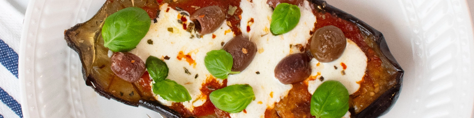 Eggplant Pizza Boats