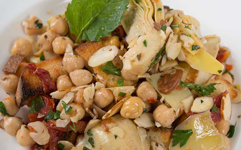 Artichoke & Chick Pea Salad