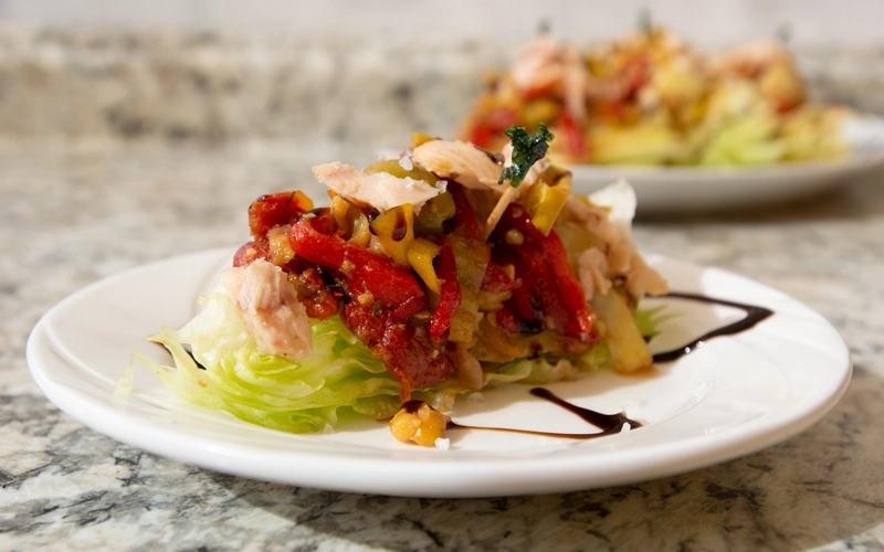 ITALIAN STYLE WEDGE SALAD