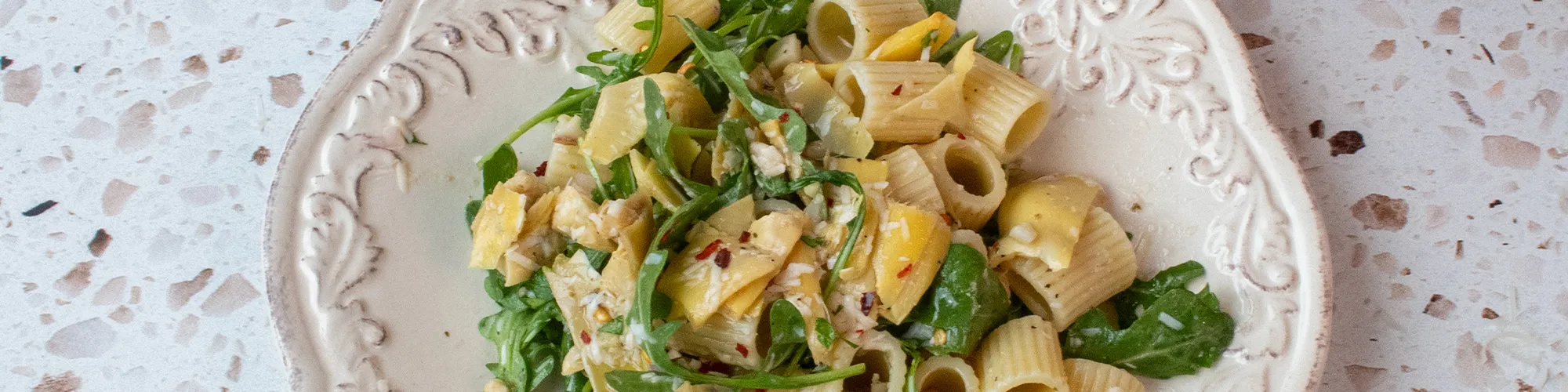 Artichoke & Arugula Pasta Salad