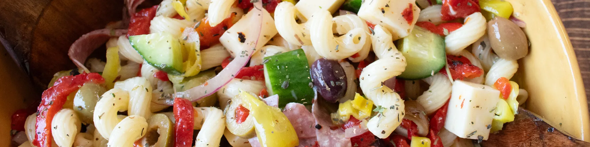 Loaded Cavatappi Pasta Salad