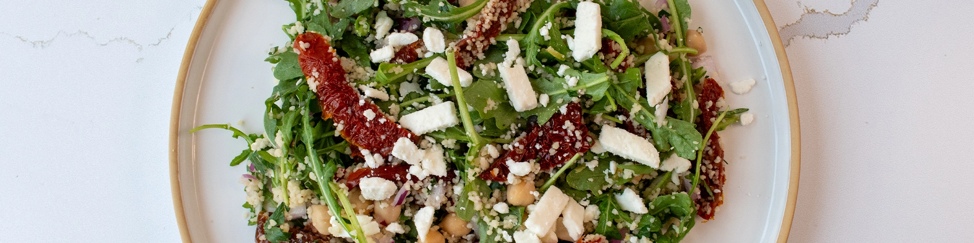 Couscous Salad with Sun Dried Tomatoes & Chickpeas