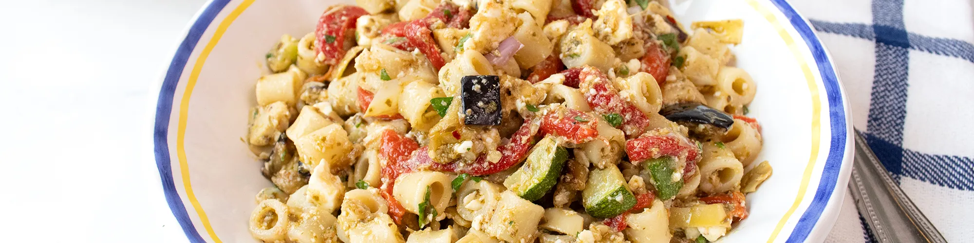 Ditalini Pasta Salad with Pesto