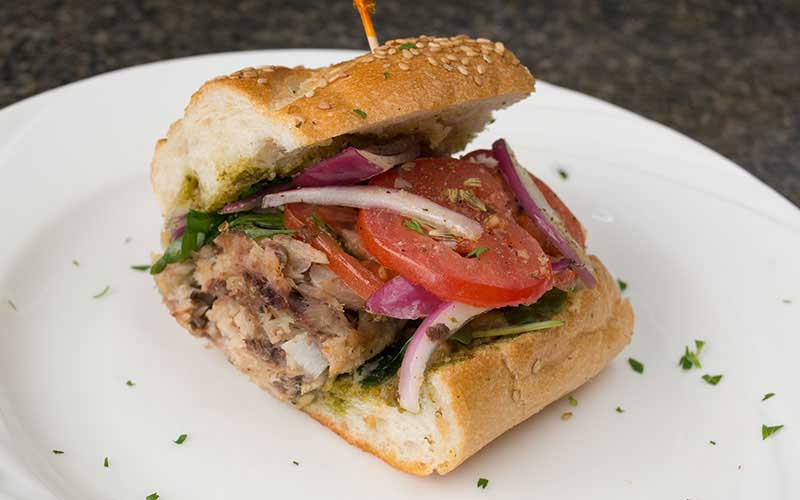 Sardine Genovese Sandwich