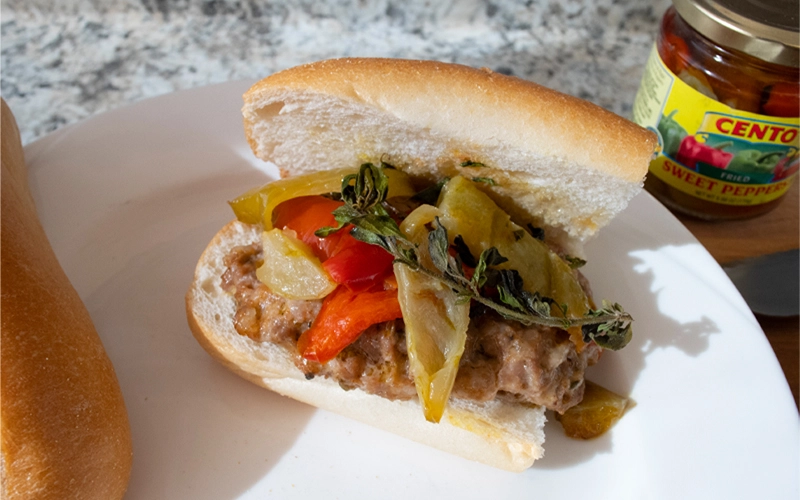 SAUSAGE WITH PEPPERS