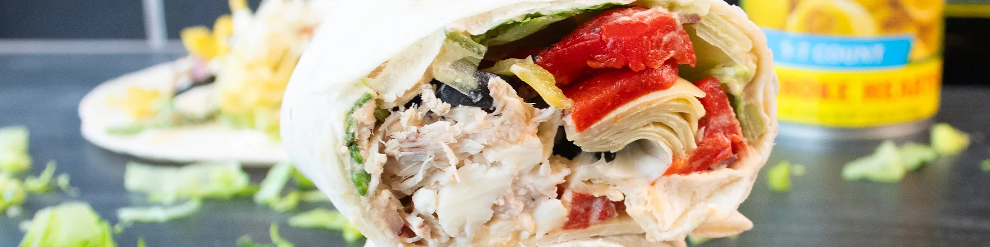 Mediterranean Chicken Wrap
