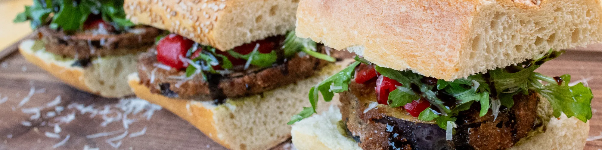 Crispy Eggplant Sandwich