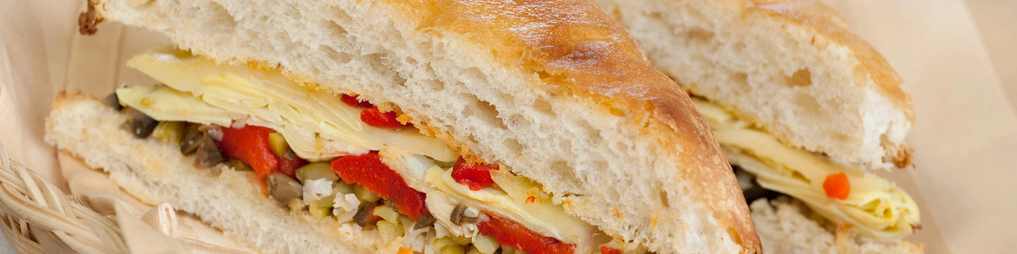Meatless Muffuletta Sandwich