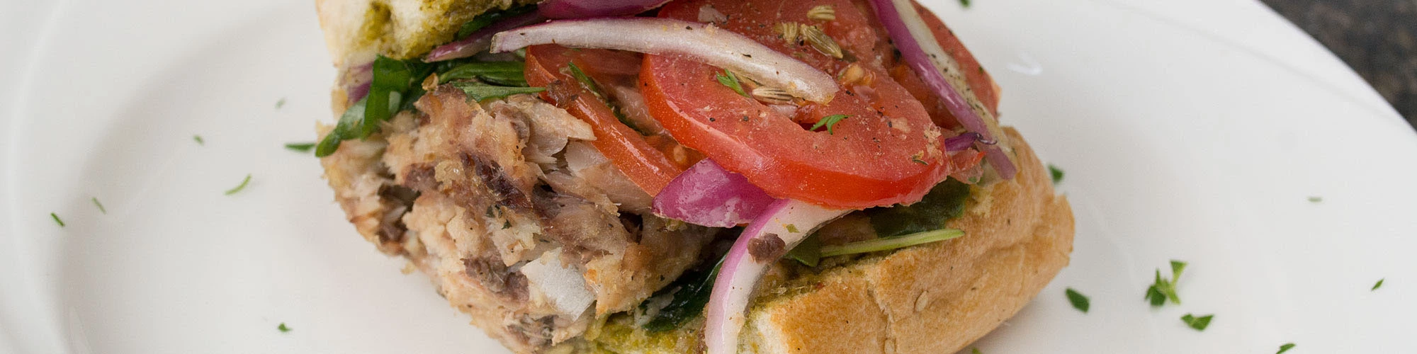 Sardine Genovese Sandwich
