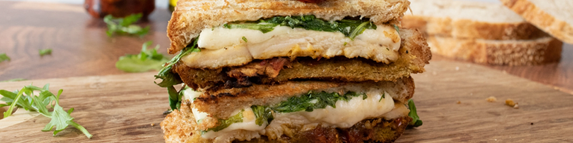 Sun Dried Tomato Pesto Chicken Panini