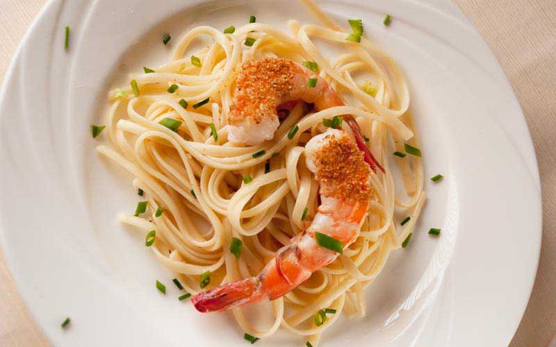 Garlic Shrimp Pasta