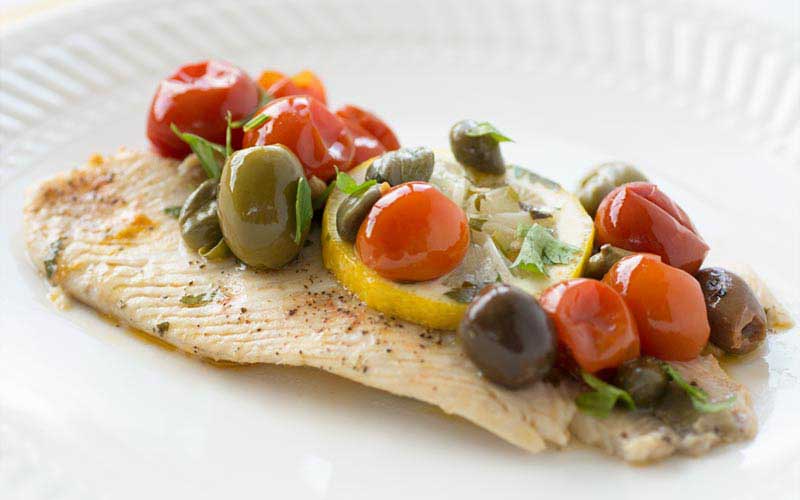 MEDITERRANEAN ROASTED TILAPIA