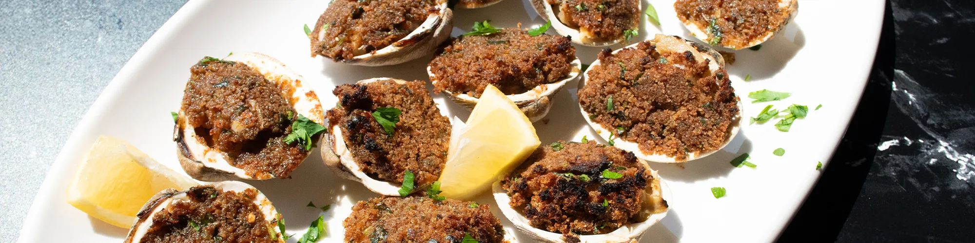 Clams Oreganata