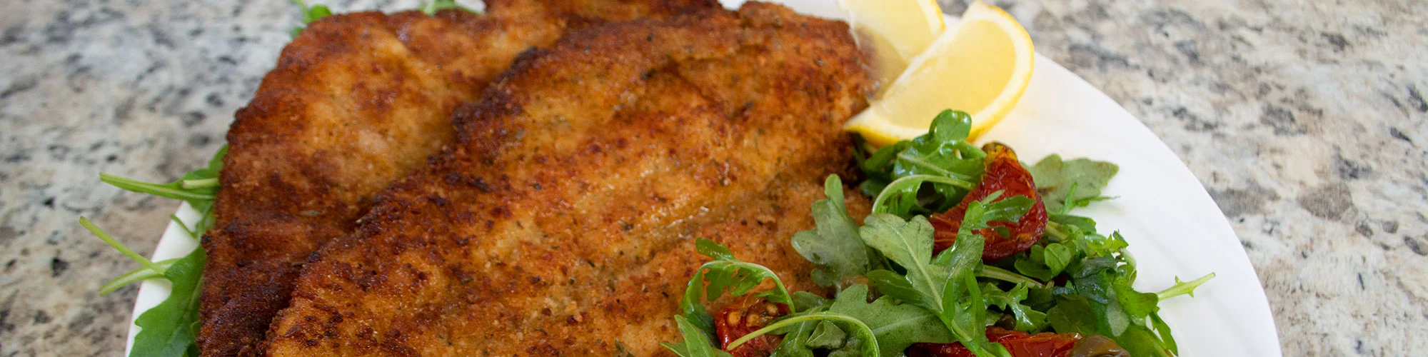 Fried Fish with Salad