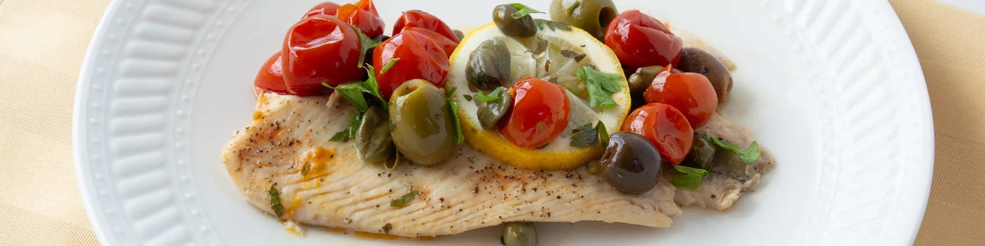 Mediterranean Roasted Tilapia