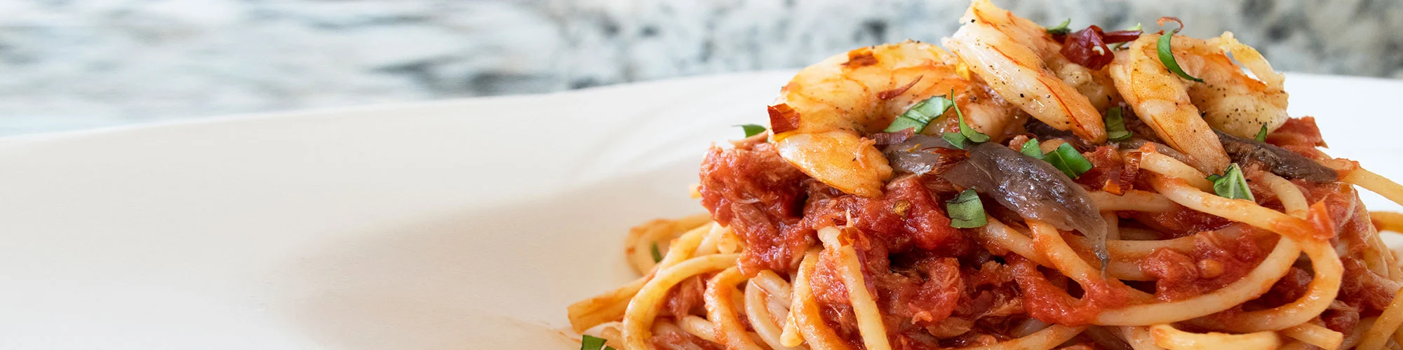 Tuna and Shrimp Seafood Pasta
