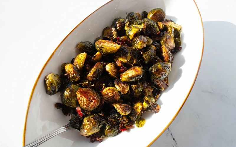 Sweet and Savory Balsamic Brussel Sprouts