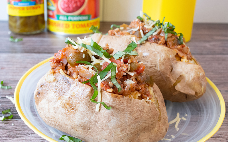 LOADED ITALIAN BAKED POTATO