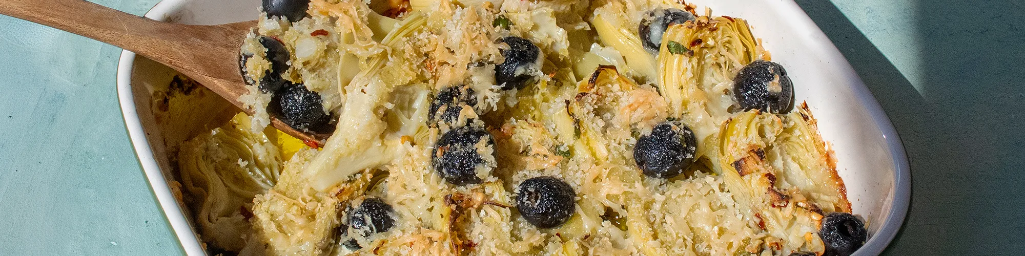 Baked Artichokes & Olives