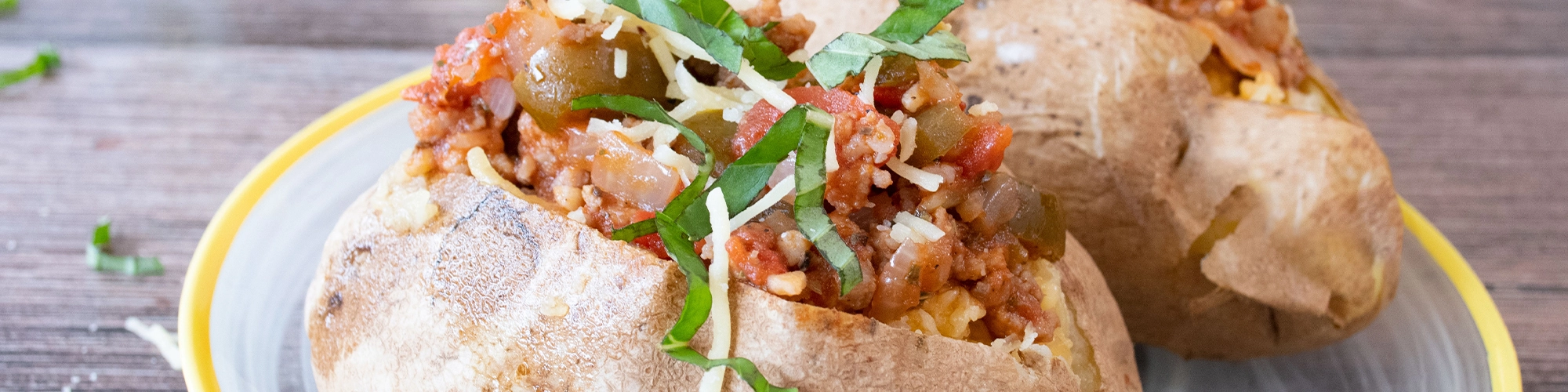 Loaded Italian Baked Potato