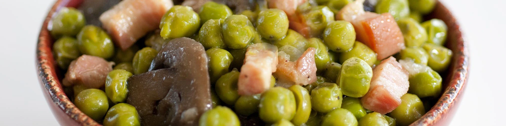 Piselli con Pancetta