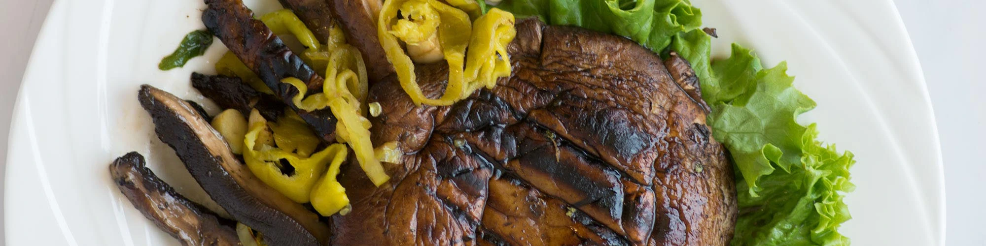Grilled Portobello Mushroom Caps