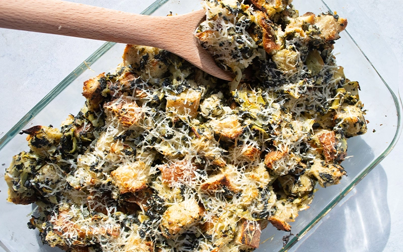 SPINACH ARTICHOKE STUFFING