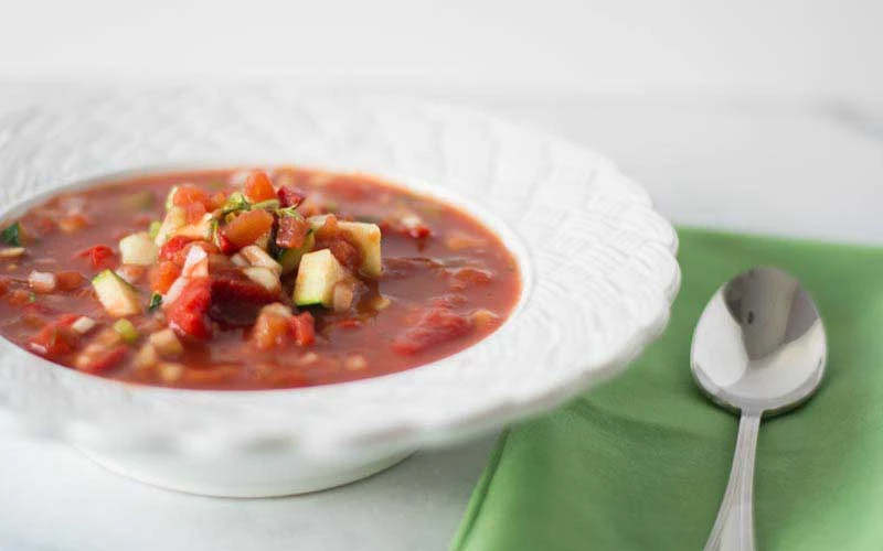 CHILLED SPRING VEGETABLE SOUP