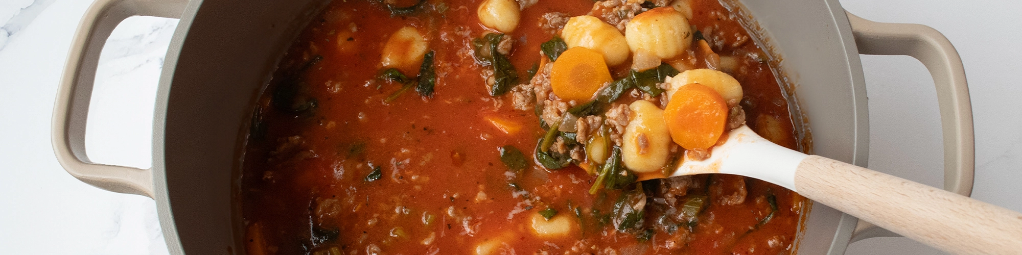 Gnocchi & Sausage Soup