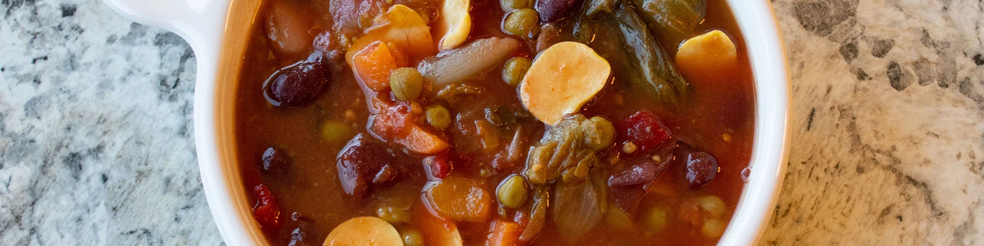 Minestrone with Lupini Bean Soup