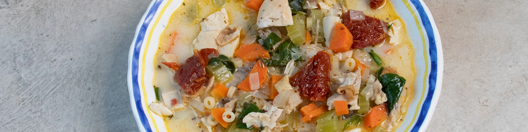 Sun Dried Tomato Chicken Soup