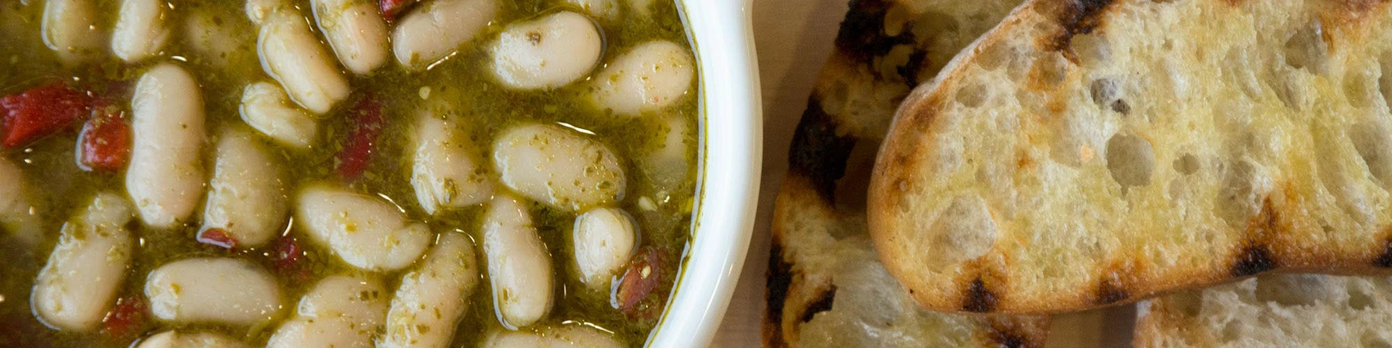 White Bean Pesto Soup