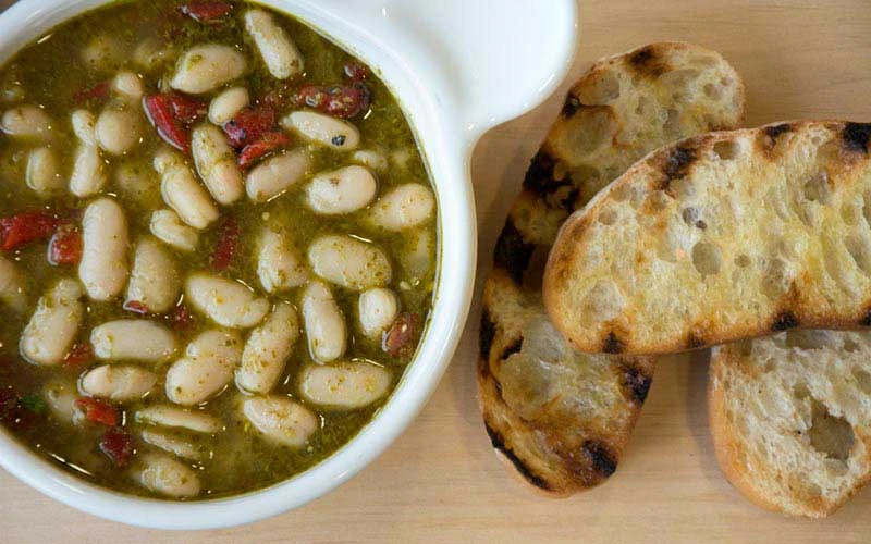 WHITE BEAN PESTO SOUP