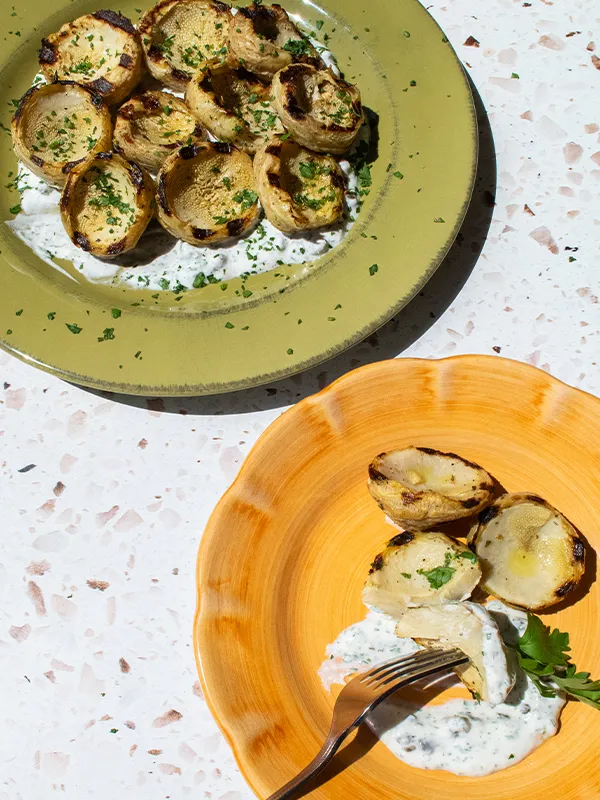Grilled Artichoke Bottoms