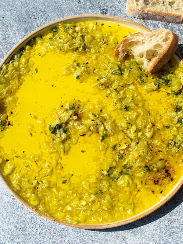 Pepperoncini Parmesan Dipping Oil