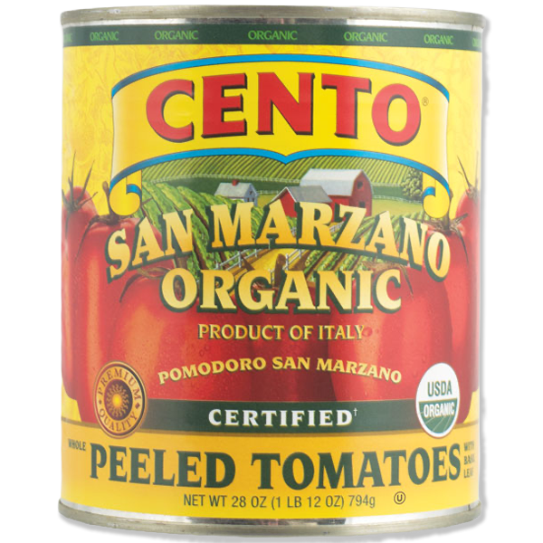 Organic Certified San Marzano Tomatoes 28 oz