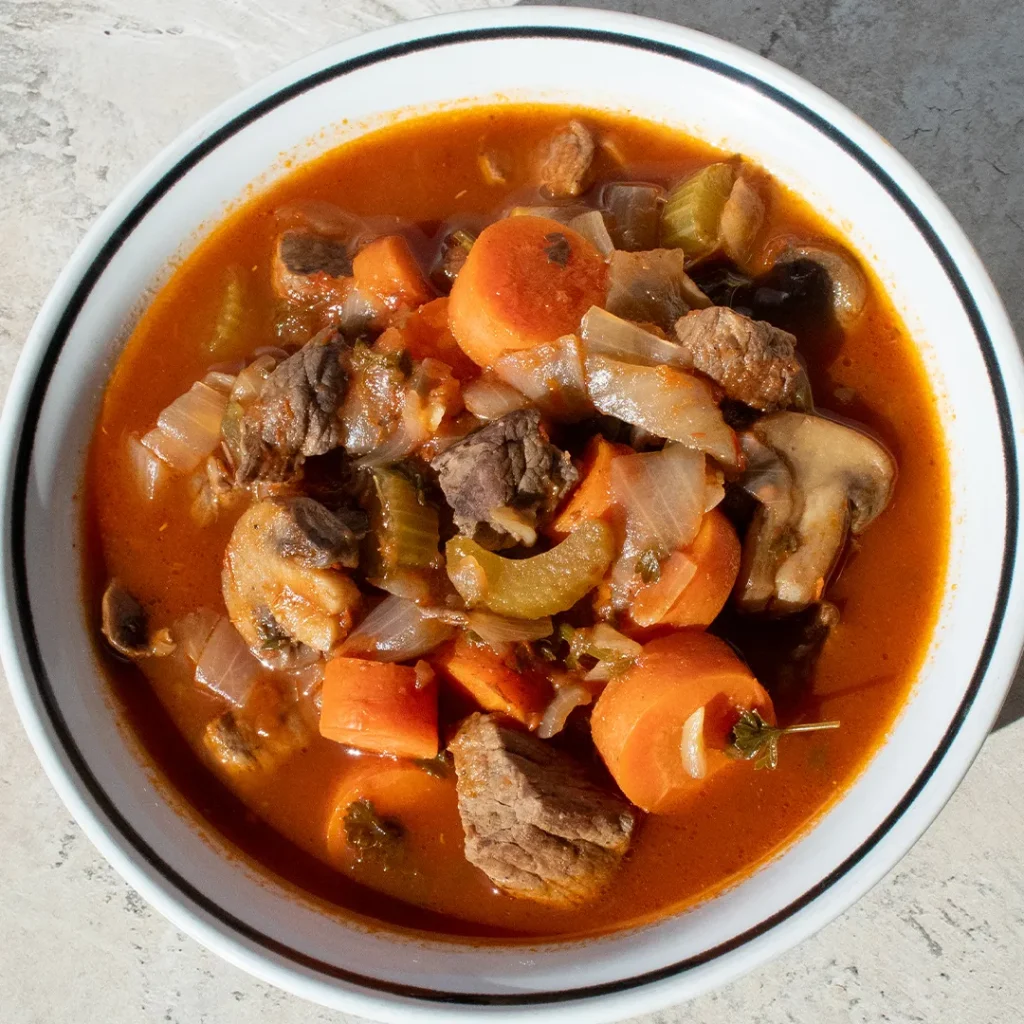 talian Beef Stew with Tomato & White Wine
