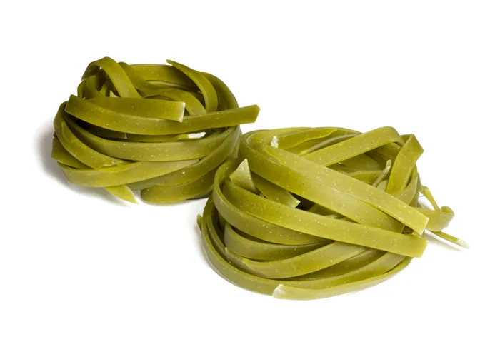 fettuccine spinach nests
