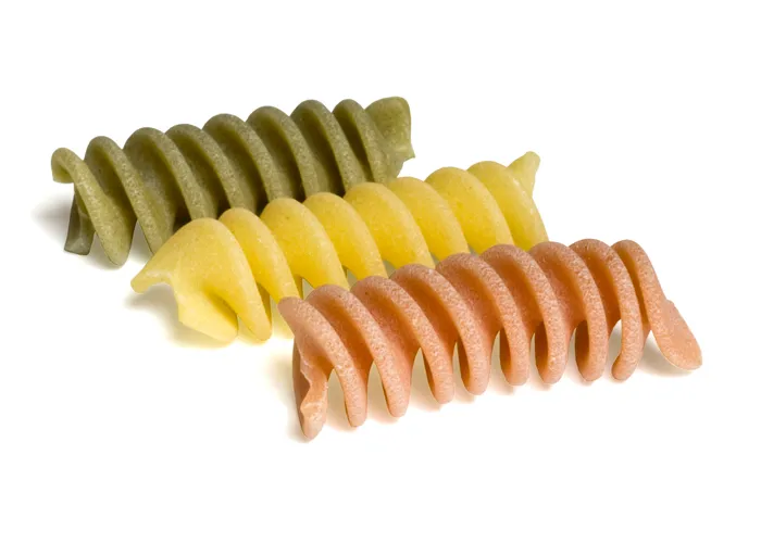 tricolor fusilli
