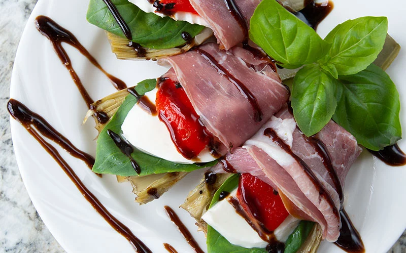 Artichoke Prosciutto Shooter