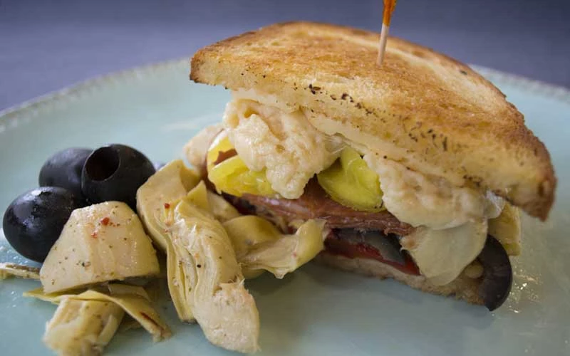 Antipasto Grilled Cheese
