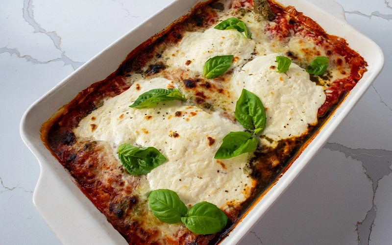 Burrata & Pesto Lasagna