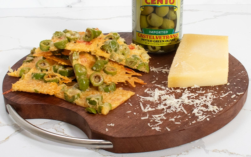 Spicy Parmesan Crisps
