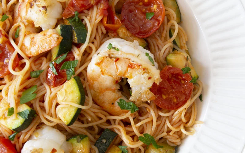 Datterini Sauce with Shrimp
