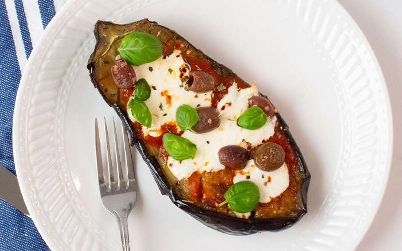 Eggplant Pizza Boats