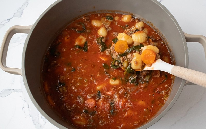 Gnocchi & Sausage Soup