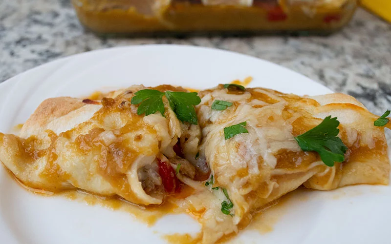 Italian Yellow Enchiladas